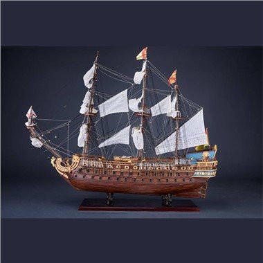 San Felipe Oud houten model scheepsmodel